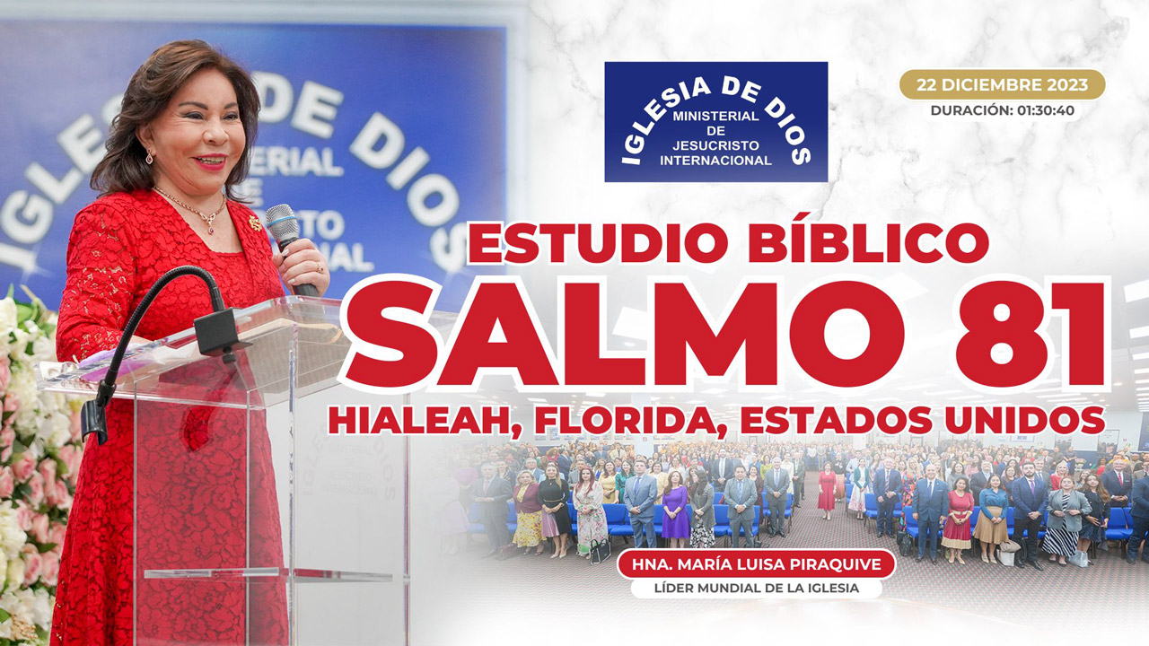 Salmo 81 (Estudio Bíblico) - Hna. María Luisa Piraquive - Hialeah ...